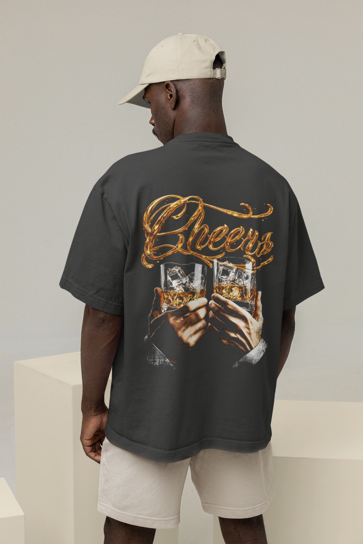 IN WHISKEY WE TRUST Oversized Shirt