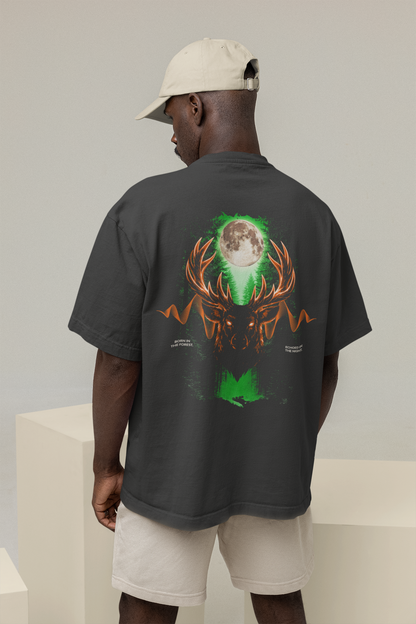 Born in the forest. Echoed in the night. Oversized shirt